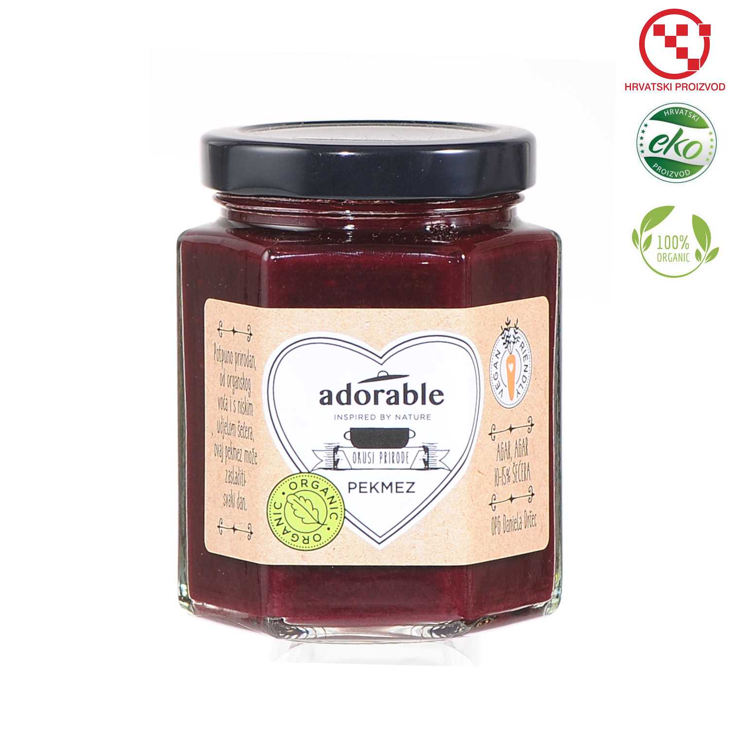 Organic Pekmez od Grožđa Bez Dodanog Šečera Adorable | Adria Klik Najbrža dostava , Vina, Craft, Delicija, Organsko, Eko ekskluzivan izbor