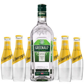 Adria-Klik Gin-Tonic Paket Original British Gin Greenalls 0,7l Indian Tonic Schweppes 0,2 l - Osvježavajuće bezalkoholno gazirano piće s okusom kinina. Sa sećerom i sladilom. Originalni, vrhunski okus koji zahtijeva karakter još od 1783.! Superbrza dostava Zagreb do 60min. Prednarudžbe - Zakazane narudžbe  Dostava RH i EU