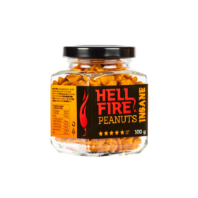 Insane Hellfire Peanuts ljuti kikiriki 100 g Volimljuto Hot 5/5 Adria Klik dostava Volimljuto proizvoda! Klikni i mi dostavljamo