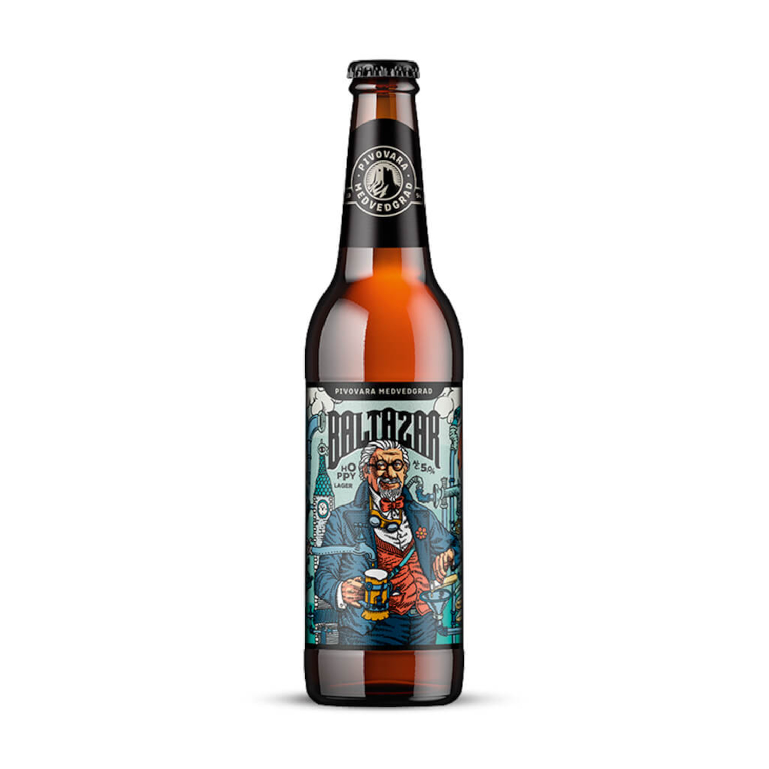 Baltazar Hoppy Lager 0,5l Pivovara Medvedgrad