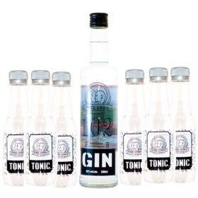 Gin 102 Free Spirit 0,5 l + 6 kom Tonic Free Spirit 0,195 l Međimurj Domaći Gin: Borovnica, korijander, kamilica, korijen Anđelike, korice naranče, limuna čine bogatu aromu kojoj ćete se rado vraćati! Žitni Destilat, voda Free Spirit Tonic Gazirano osvježavajuće bezalkoholno piće s dodatkom šečera #kupujmohrvatsko Naruči dostavu odmah ili zakaži narudžbu na željeni dan i vrijeme