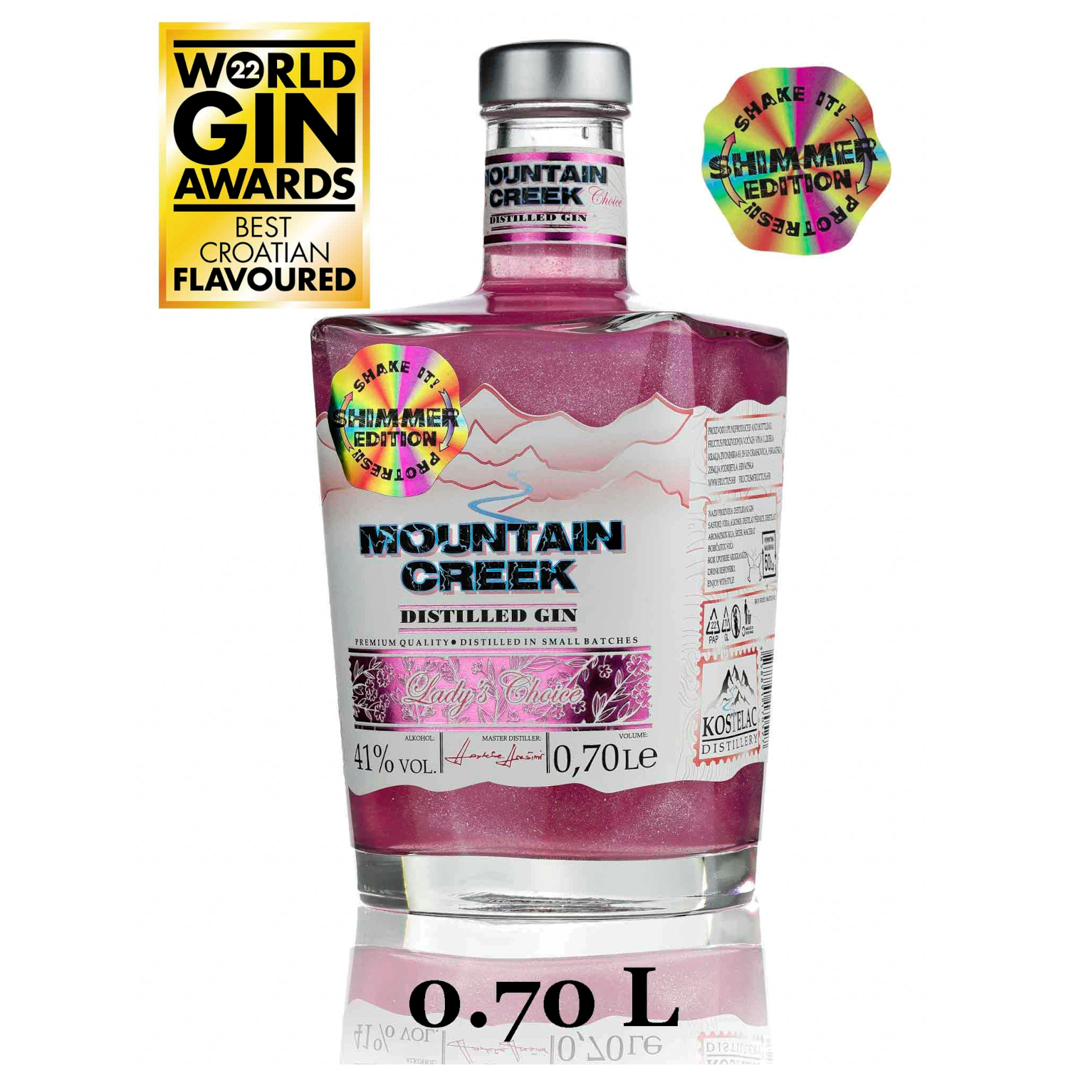 Mountain Creek Lady’s Choice SHIMMER EDITION je premium craft destilirani gin