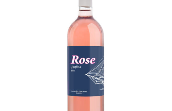 Rose Plavac mali Janjina 0,75l Pelješki Vrhovi PZ Janjina Naruči dostavu vina Plavac mali Hrvatski otočni proizvodIzvorno Hrvatsko 