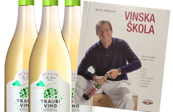 Hit! Unikatna ponuda! Kupi 3 x Novo vino Traubi Muškat - Graševina 0,75 l i dobiješ knjigu na pokolon Vinska Škola - Sve što trebaš znati o vinu - Jens Priewe - GRATIS!